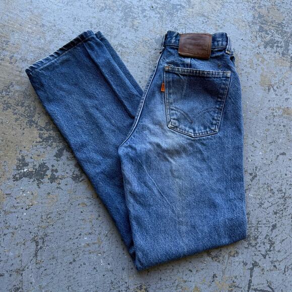 Vintage 70’s Levi’s OrangeTab Jeans Talon 42 Zip 26x30 - Picture 1 of 11